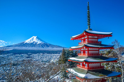 富士山。